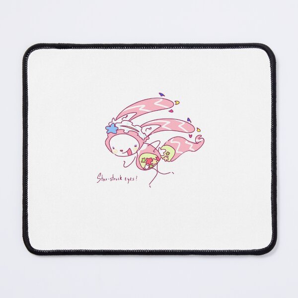 Item preview, Star-Struck Eyes Whimsical Pink Bunny designed and sold by PeaceTypo.