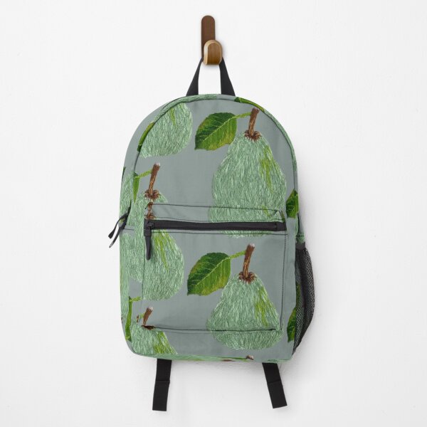 Item preview, Hand embroidered green pear designed and sold by Alsa.handembroidery.