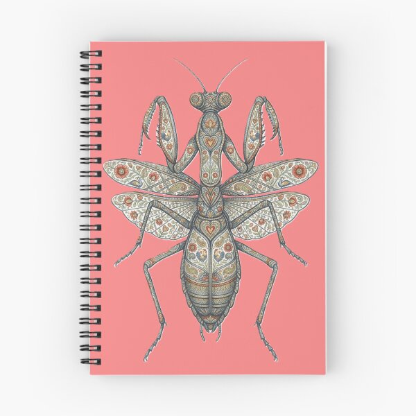 Item preview, Praying Mantis - Traditional Folk Ornament Illustration designed and sold by Karaboshka.