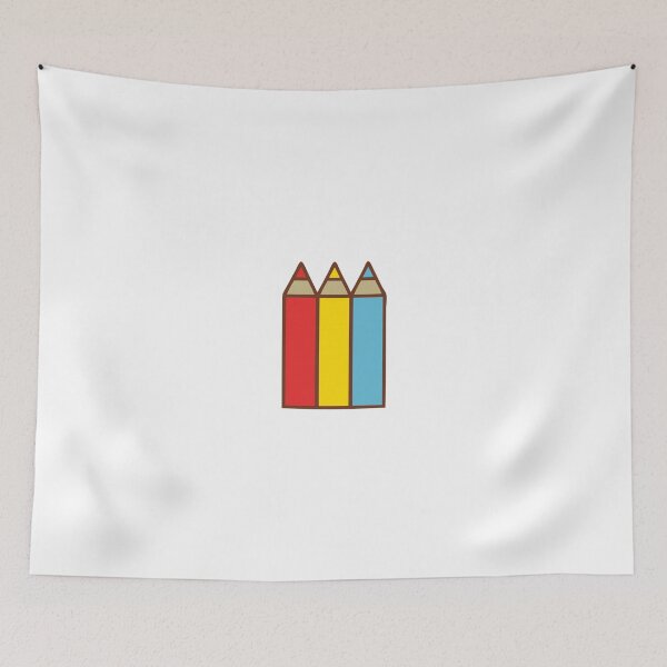 Item preview, Colorful Stack of Pencils Illustration designed and sold by DailyDoodlesBySumbul.