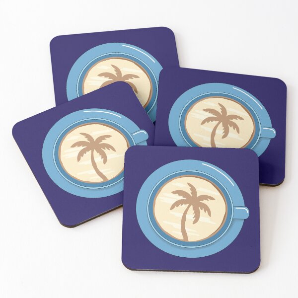Item preview, Palm Tree Coffee Latte designed and sold by HRSCreates.