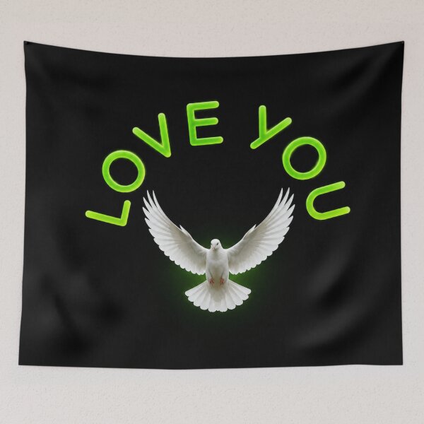 Item preview, Love You Dove Peace Sticker designed and sold by PremVerse.
