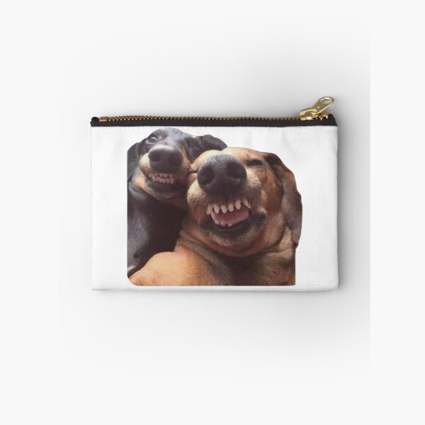 Item preview, Happy Smiling Dogs Together – Cute Pet Lover Sticker designed and sold by Mustangana.