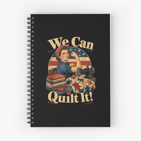 Item preview, We Can Quilt It Quilting Sewing Machine Patriotic Craft 4th of July designed and sold by Glow-Paw-Studio.