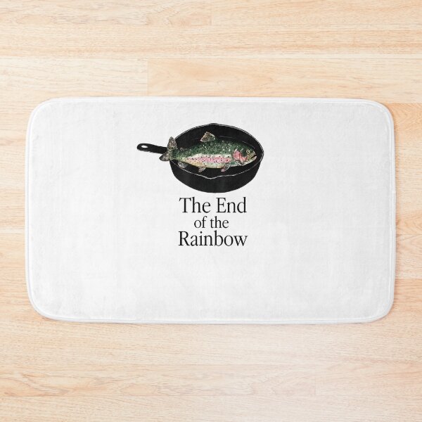 Item preview, The End of the Rainbow Funny Trout Fishing Parody designed and sold by Glow-Paw-Studio.