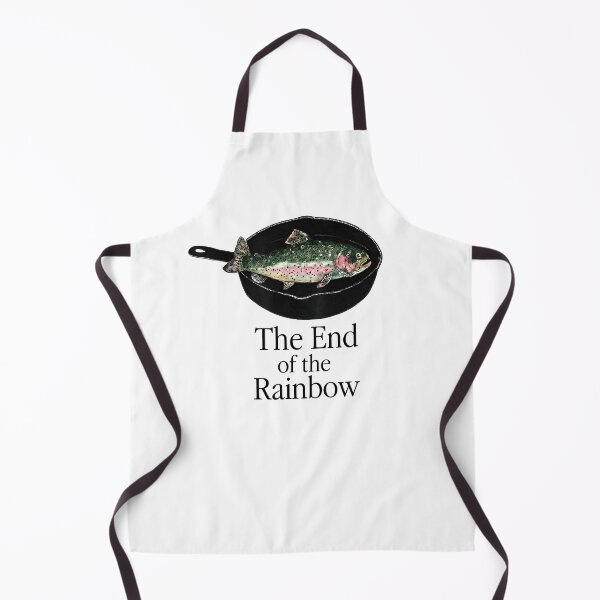 Item preview, The End of the Rainbow Funny Trout Fishing Parody designed and sold by Glow-Paw-Studio.