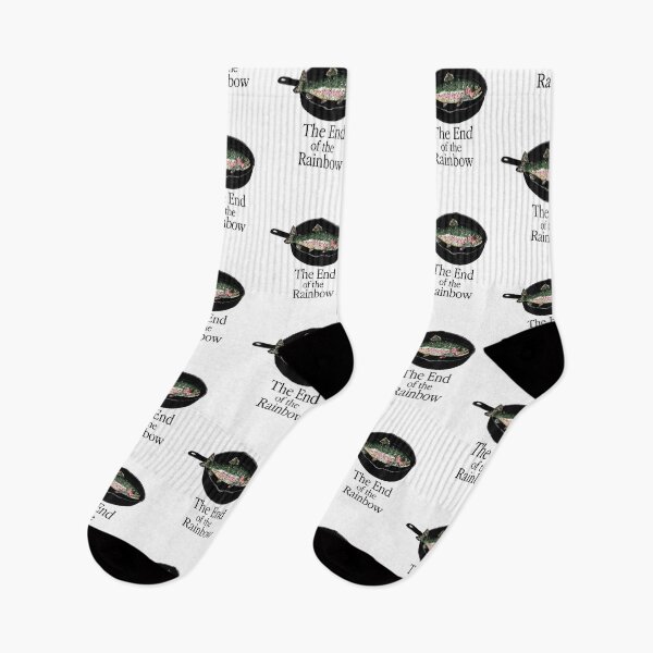 Item preview, The End of the Rainbow Funny Trout Fishing Parody designed and sold by Glow-Paw-Studio.