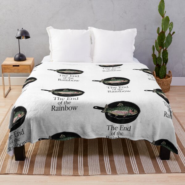 Item preview, The End of the Rainbow Funny Trout Fishing Parody designed and sold by Glow-Paw-Studio.