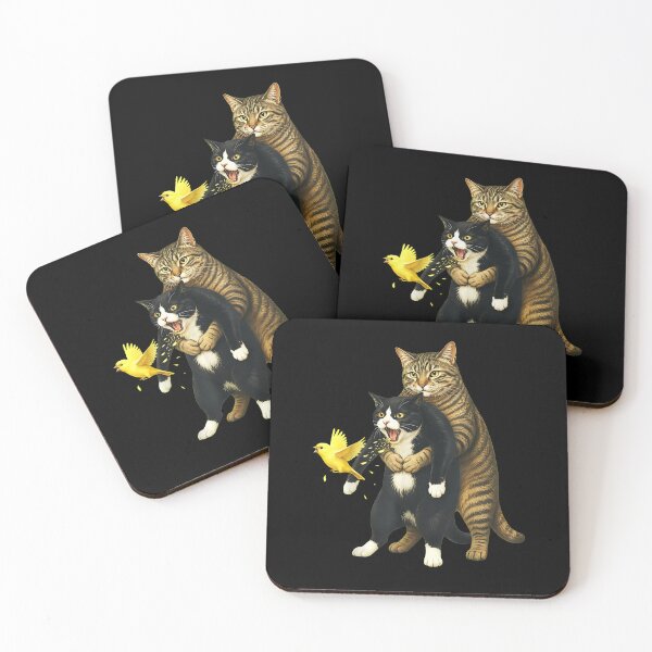 Item preview, Cat Heimlich Maneuver Funny Feline Rescue Humor Meme designed and sold by Glow-Paw-Studio.