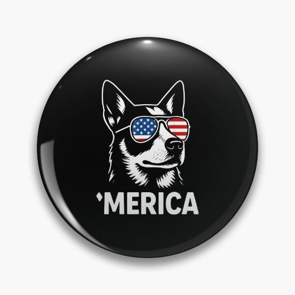 Item preview, Merica Husky Patriotic Dog American Flag Sunglasses 4th or July designed and sold by Glow-Paw-Studio.