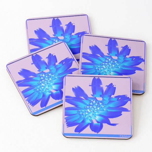 Item preview, Glitched blue flower designed and sold by Orbhue.