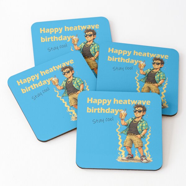 Item preview, Happy Heatwave Birthday Stay Cool designed and sold by CreativeBridge.