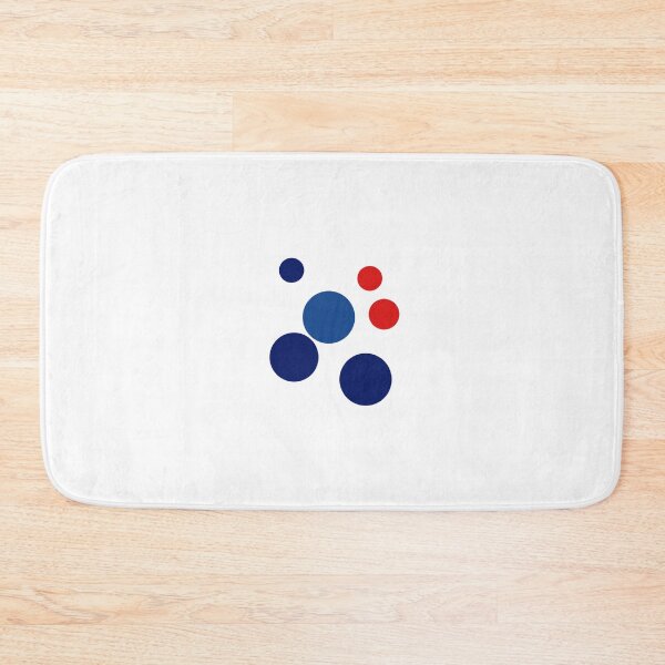 Item preview, Abstract Navy and Red Circles designed and sold by DailyDoodlesBySumbul.