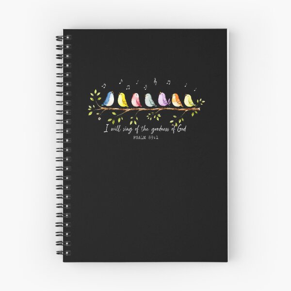 Item preview, I Will Sing Of The Goodness Of God Christian Lovebirds Faith Design designed and sold by Glow-Paw-Studio.