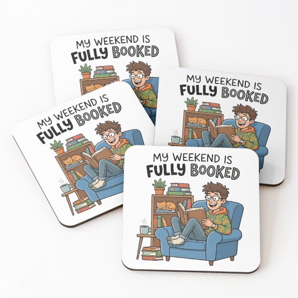 Item preview, My Weekend Is Fully Booked – Funny Book Lover Gift Reading Humor Bookworm designed and sold by Sekla-Studio.
