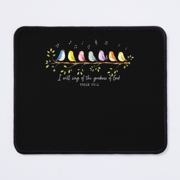 Item preview, I Will Sing Of The Goodness Of God Christian Lovebirds Faith Design designed and sold by Glow-Paw-Studio.