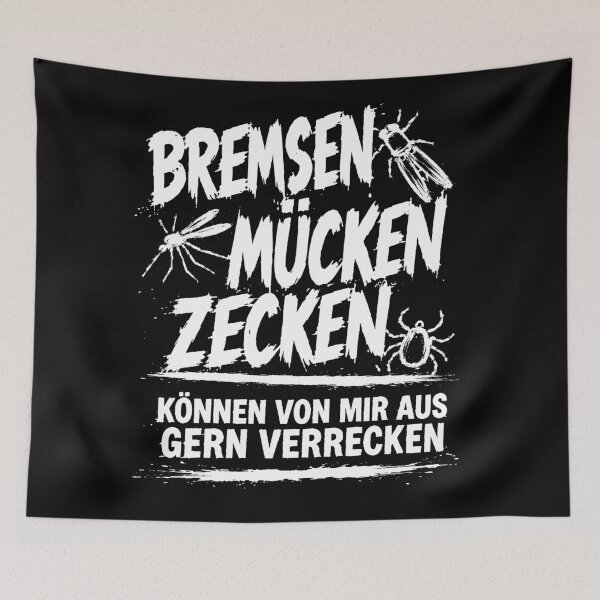 Item preview, Horseflies, mosquitoes, ticks - Punk Style white designed and sold by zeichentier.