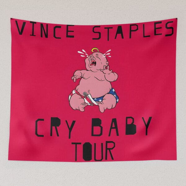 Aperçu de l'œuvre Dessin animé drôle de bébé qui pleure - VS Cry Baby Tour 2026 MBUN créée et vendue par georgemathews9.