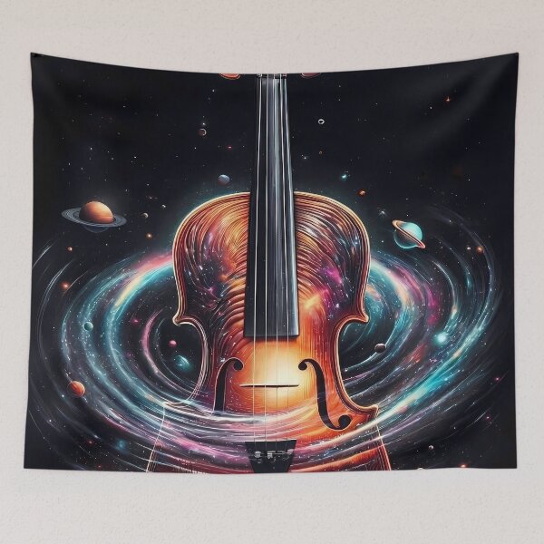 Item preview, Cosmic Violin Black Hole - International Jazz Day designed and sold by Art-Arcade6.