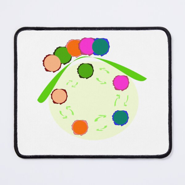 Item preview, Colorful Circular Pattern with Arrows designed and sold by DailyDoodlesBySumbul.