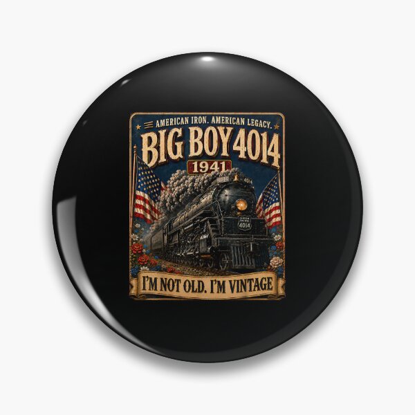 Item preview, Big Boy 4014 I'm Not Old I'm Vintage Steam Train designed and sold by Glow-Paw-Studio.