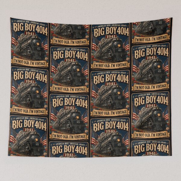 Item preview, Big Boy 4014 I'm Not Old I'm Vintage Steam Train designed and sold by Glow-Paw-Studio.