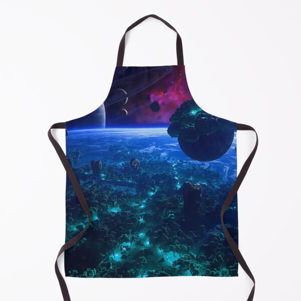 Item preview, Cosmic Bioluminescent Forest Alien Planet Landscape designed and sold by Luminous Wilds.
