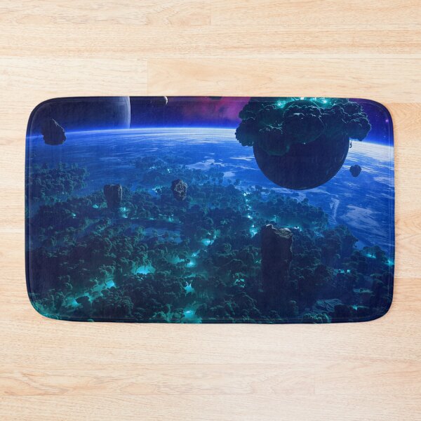 Item preview, Cosmic Bioluminescent Forest Alien Planet Landscape designed and sold by Luminous Wilds.