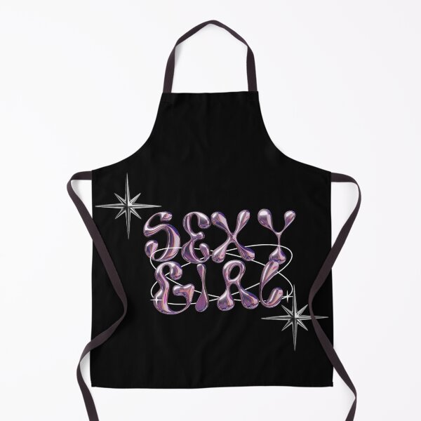 Item preview, Sexy girl chrome Y2K aesthetic typography with stars designed and sold by KIKKY12.