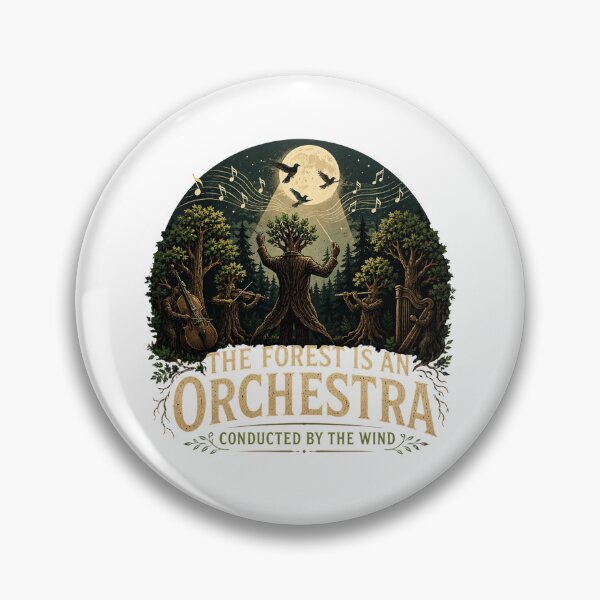 Item preview, The Forest is an Orchestra | Tree Musicians Art designed and sold by NatureHarmony16.