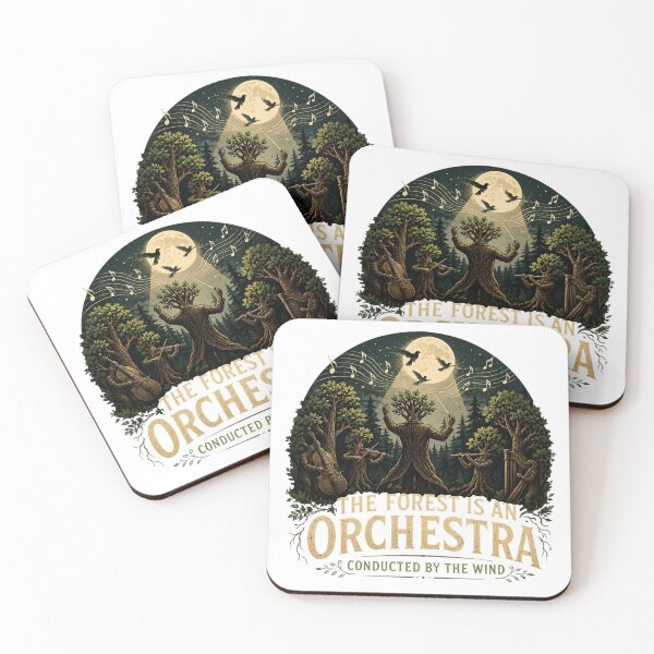 Item preview, The Forest is an Orchestra | Tree Musicians Art designed and sold by NatureHarmony16.