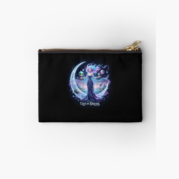 Item preview, I Live In Dreams Celestial Moon Goddess Fantasy Art designed and sold by Glow-Paw-Studio.