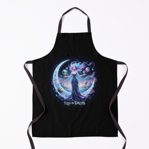 Item preview, I Live In Dreams Celestial Moon Goddess Fantasy Art designed and sold by Glow-Paw-Studio.