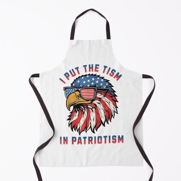 Item preview, I Put The Tism In Patriotism Funny Eagle USA Sunglasses 4th Of July Design designed and sold by Glow-Paw-Studio.
