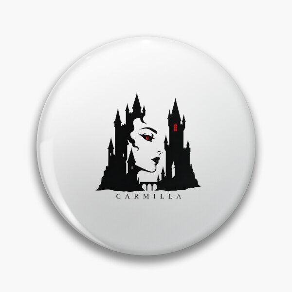 Item preview, Carmilla Minimalist Gothic Castle Negative Space Vampire Art designed and sold by Fenay Designs.