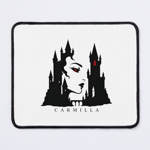 Item preview, Carmilla Minimalist Gothic Castle Negative Space Vampire Art designed and sold by Fenay Designs.