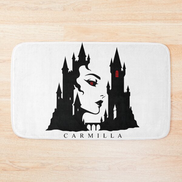 Item preview, Carmilla Minimalist Gothic Castle Negative Space Vampire Art designed and sold by Fenay Designs.