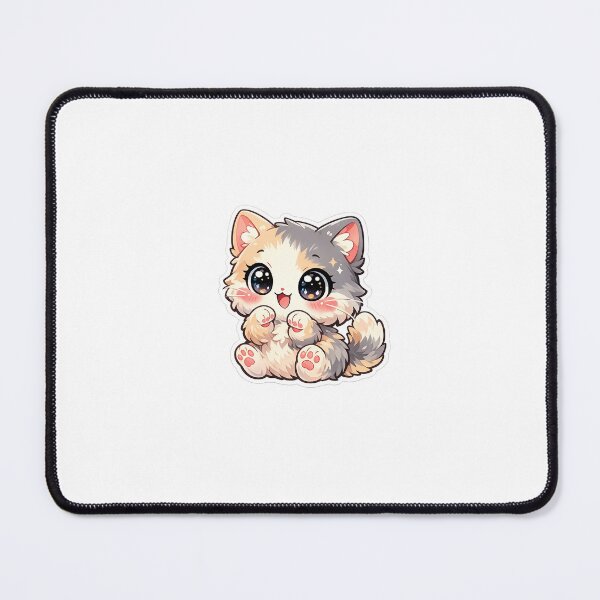 Item preview, Chibi kitten with sparkling eyes designed and sold by Pranijastudio.