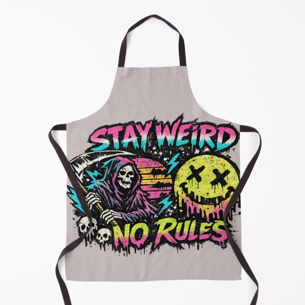 Item preview, Stay Weird No Rules Acid Wash Retro Grunge Graphic designed and sold by aminomen.