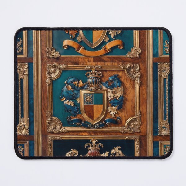 Item preview, Medieval Royal Heraldic Shield Pattern designed and sold by IntelliMindDesigns.
