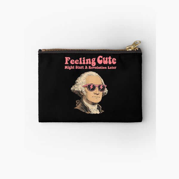 Item preview, Feeling Cute Might Start A Revolution Later George Washington designed and sold by Glow-Paw-Studio.