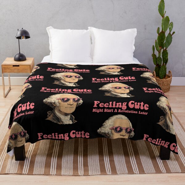 Item preview, Feeling Cute Might Start A Revolution Later George Washington designed and sold by Glow-Paw-Studio.