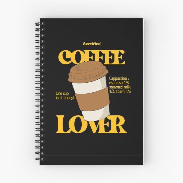 Item preview, Certified Coffee Lover Aesthetic Typography For Dark Color designed and sold by SimplyDraftShop.