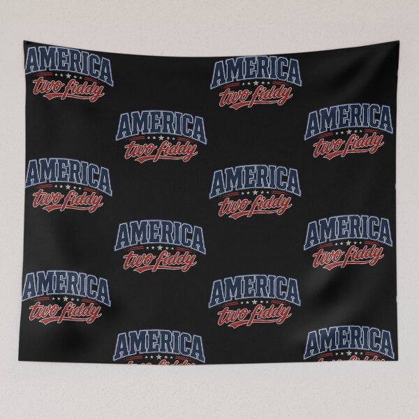 Item preview, America Two Fiddy USA 250 Years Independence Day Patriotic designed and sold by Glow-Paw-Studio.