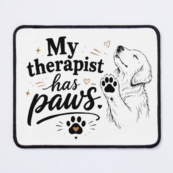 Item preview, My Therapist Has Paws Funny Dog Lover designed and sold by MJ ART.