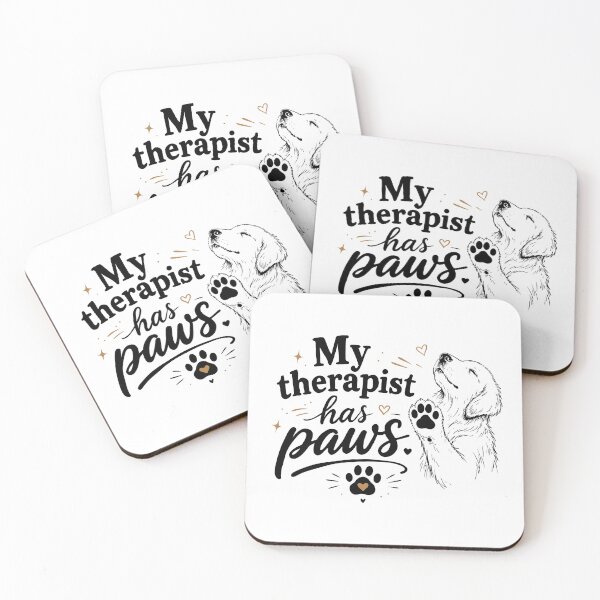 Item preview, My Therapist Has Paws Funny Dog Lover designed and sold by MJ ART.