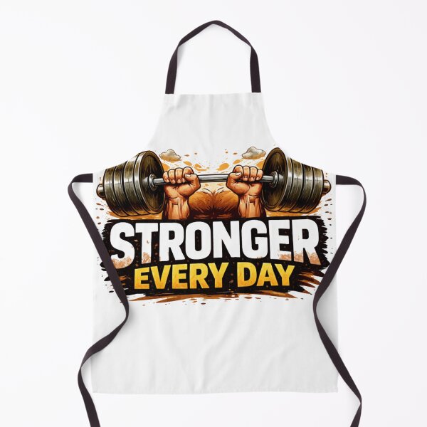 Item preview, Stronger Every Day – Funny GYM Shirt, Unique Graphic Tee, Gift Idea designed and sold by Hanno0.