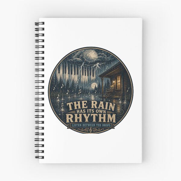 Item preview, The Rain Has Its Own Rhythm | Rain Music Art designed and sold by NatureHarmony16.