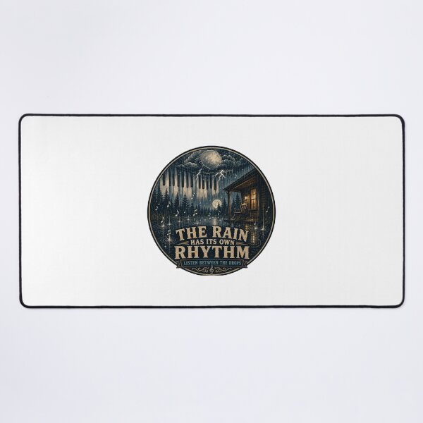 Item preview, The Rain Has Its Own Rhythm | Rain Music Art designed and sold by NatureHarmony16.