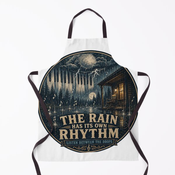 Item preview, The Rain Has Its Own Rhythm | Rain Music Art designed and sold by NatureHarmony16.
